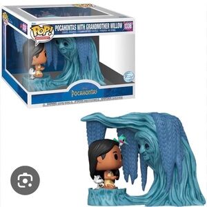 Funko Pop Moment Disney Collectible Pocahontas with Grandmother Willow EUC